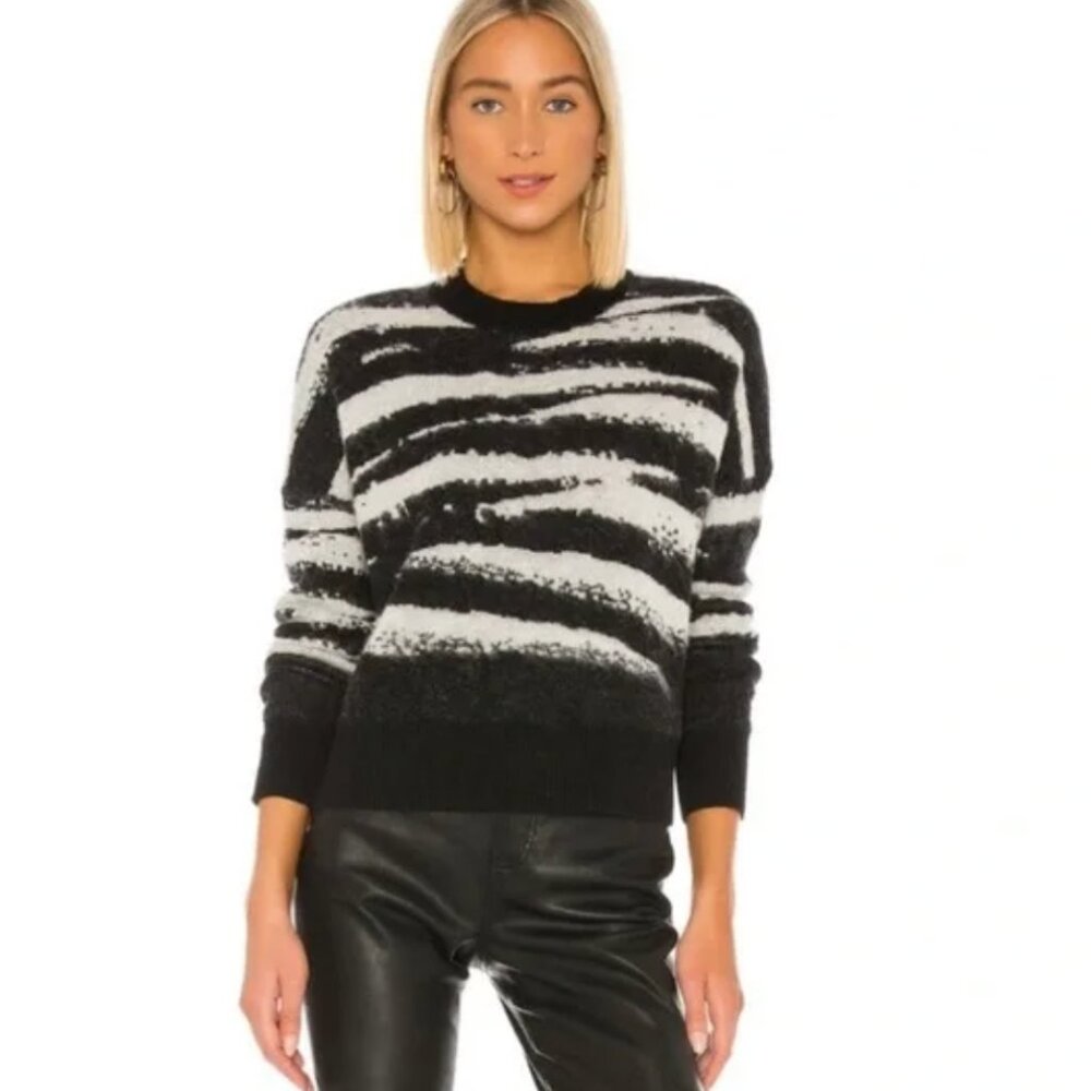 All Saints Women's Ture Crew Neck Sweater, Ecru White